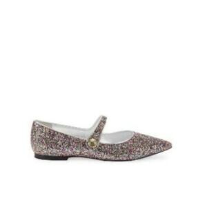 Larroudé Caroline Glitter Flat Women's Multicolor 7 RTL: $315.00